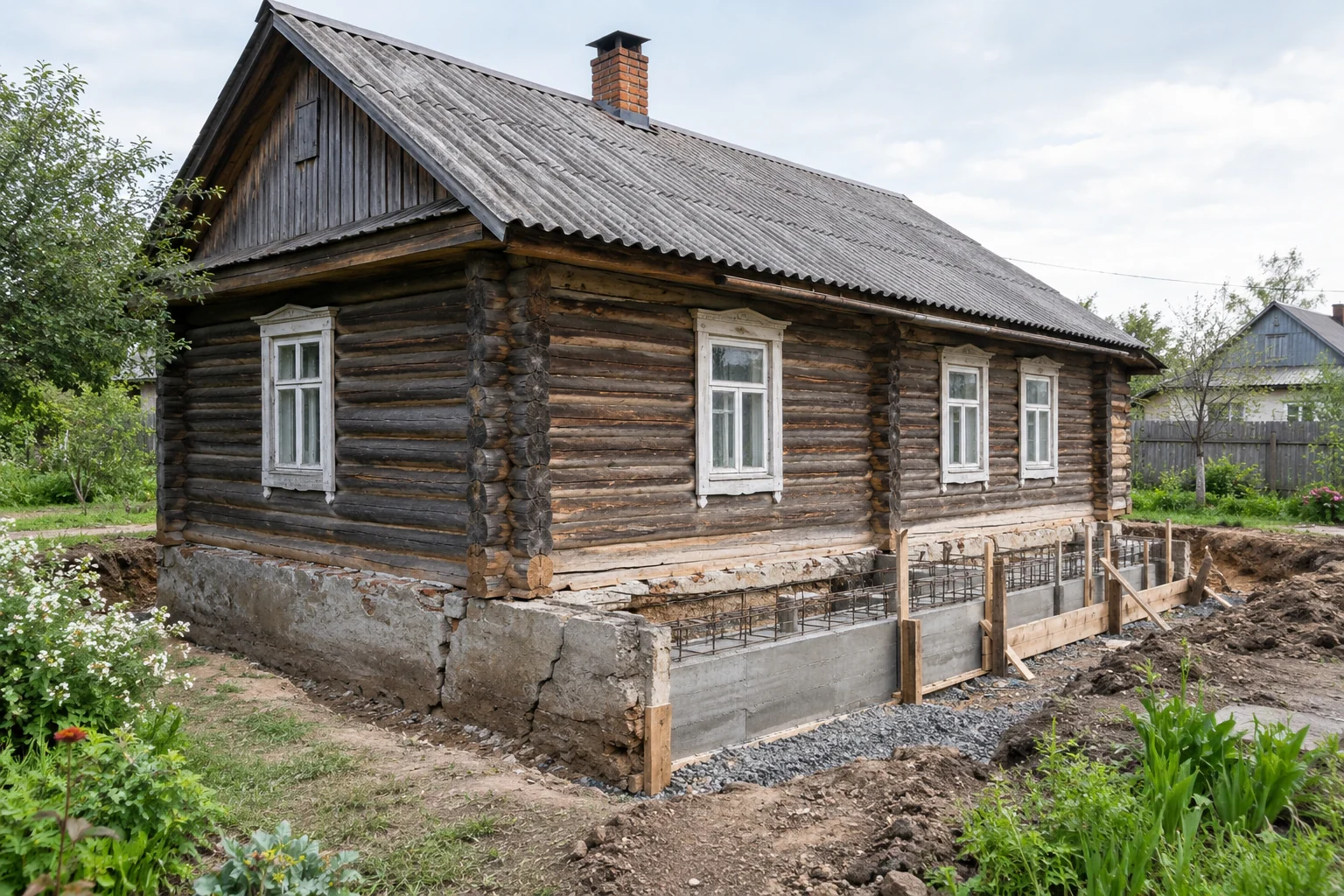 Ремонт фундамента